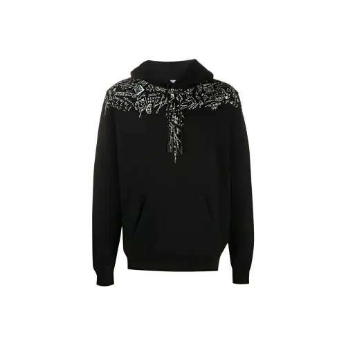 MARCELO BURLON Черные Мужские Свитшоты