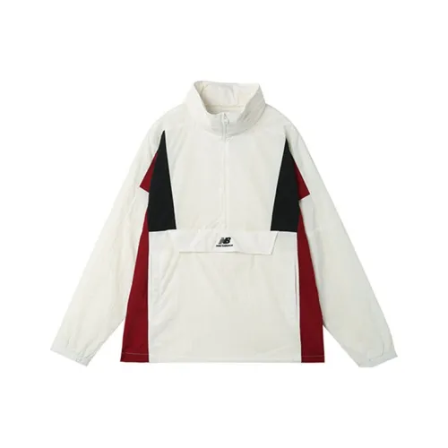 New Balance совместная куртка унисекс белого цвета