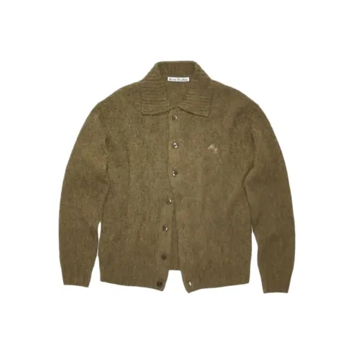 Acne Studios Темно-зеленый Мужской Трикотаж