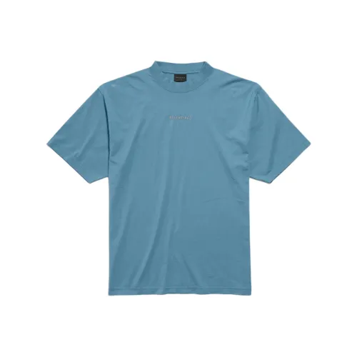 Balenciaga T-Shirt Slim Fit Men's Blue