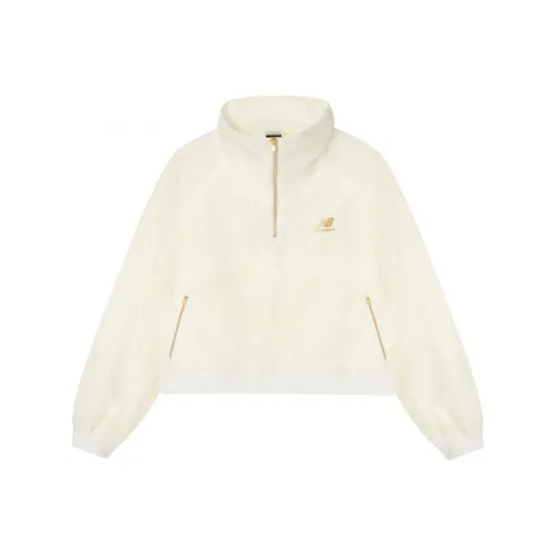 New Balance Экрю Женские Куртки