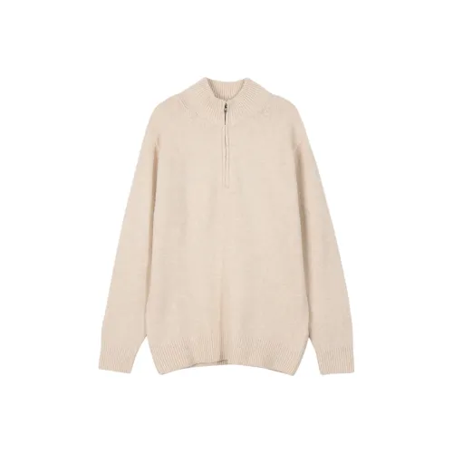 UNIQLO Трикотаж Мужской Светлый Бежевый