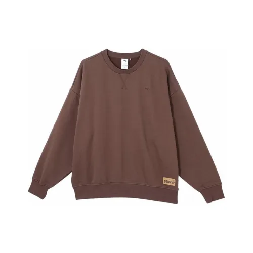 PUMA Ретро Свитшот Унисекс Кофейный Коричневый