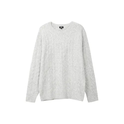 UNIQLO Трикотаж Мужской Светло-Серый