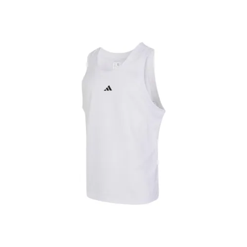 Adidas Баскетбол SS24 Майка Мужская Белая