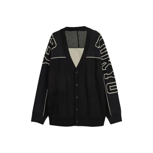 Y 3 GFX KNIT CRDGN Трикотажная ткань Кардиган Унисекс Черный