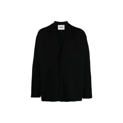 JIL SANDER Черный Мужской Трикотаж