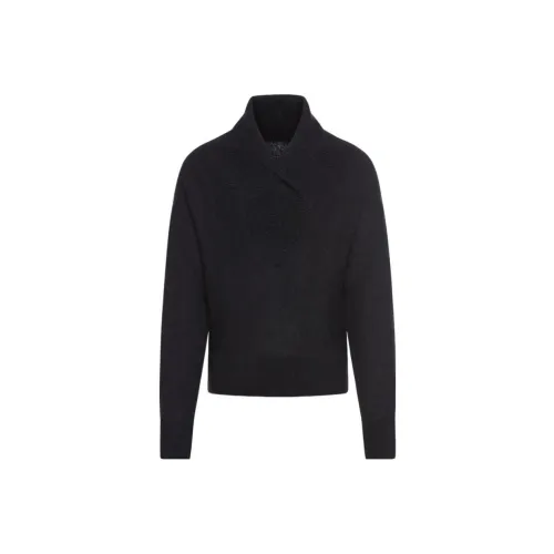 SAINT LAURENT Мужские черные свитеры