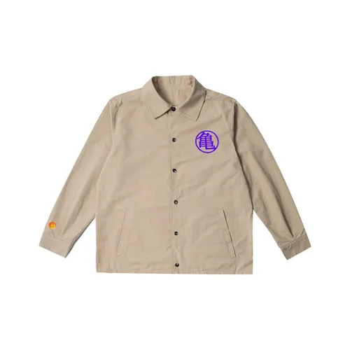 Heather Grey Wall x Dragon Pearl Отложной воротник Облегающий Длинный рукав Куртка Мужская