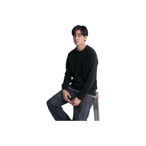 UNIQLO Черный Унисекс Свитеры