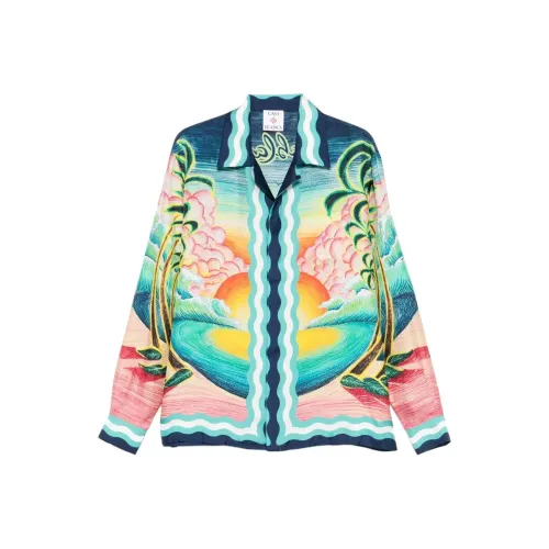 CASABLANCA SS25 Рубашка Унисекс Blue