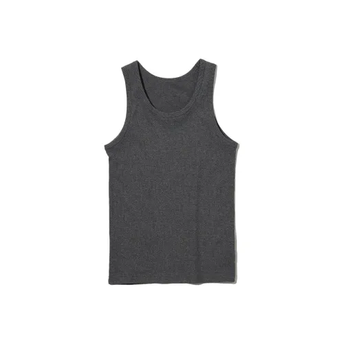 UNIQLO Топ без рукавов Унисекс Темно-серый