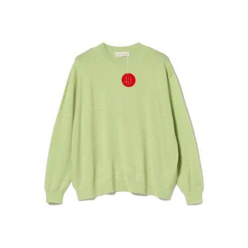 BEAMS совместный бренд Мятно-зеленый Мужские Свитера