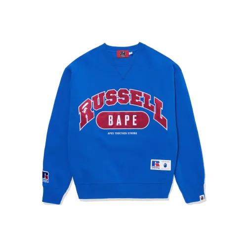 A BATHING APE Bape X Russell Athletic Co Бренд Унисекс Свитеры