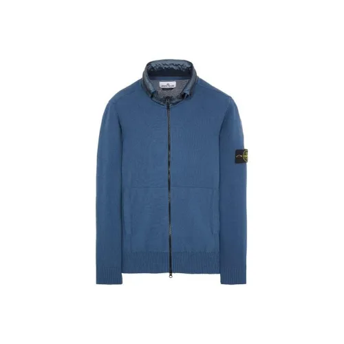 Stone Island Синий Мужской Трикотаж