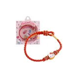 Браслет Hello Kitty DIY из плетеного шнура S333
