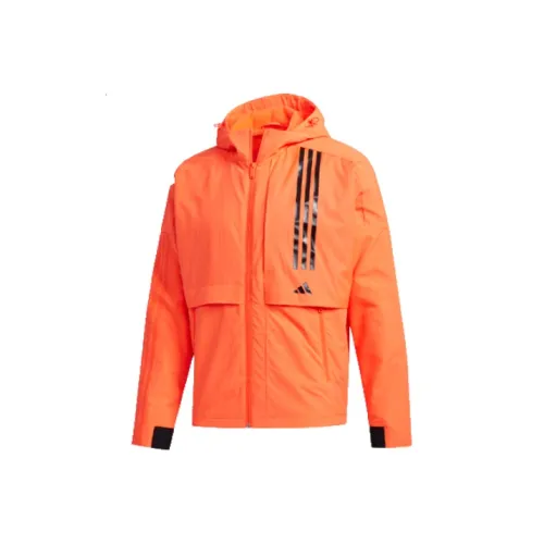 Adidas Оранжевый Красный Мужская Куртка