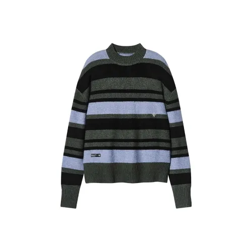 MANUFACTURE Оливково-зеленые Мужские Свитера