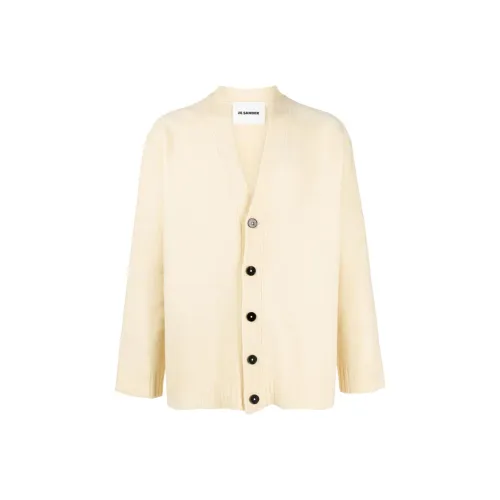 JIL SANDER Светло-желтый Мужской Трикотаж