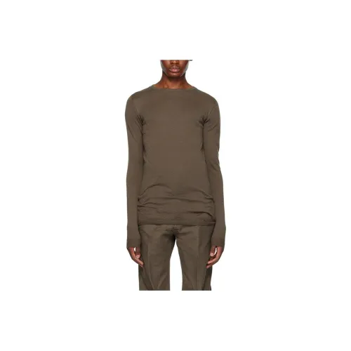 RICK OWENS совместный бренд Темно-коричневые Мужские Свитера