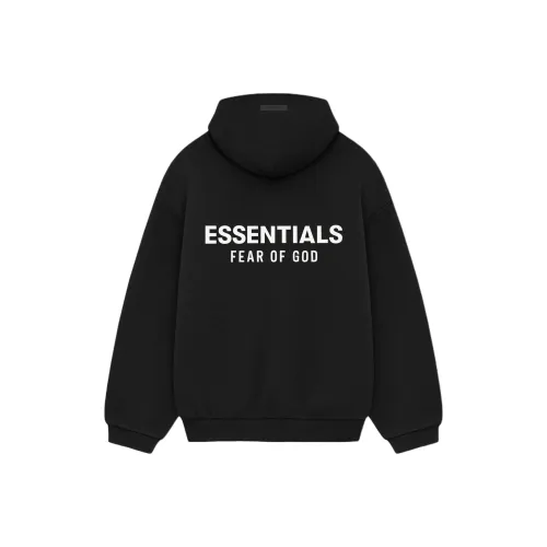 Fear of God ESSENTIALS Метеоритный Черный/Черный Мужские Толстовки
