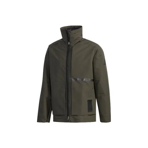 Adidas Темный Земляной Серый Мужские Куртки