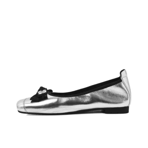 CAMEIDO Повседневная обувь 1,5 см Женская Серебряная