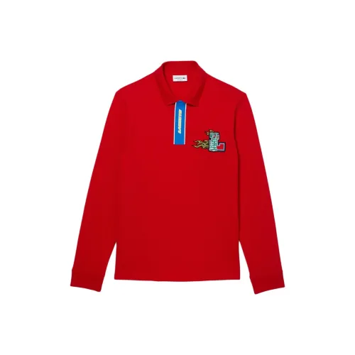 LACOSTE Collaboration Мужская Поло Красная