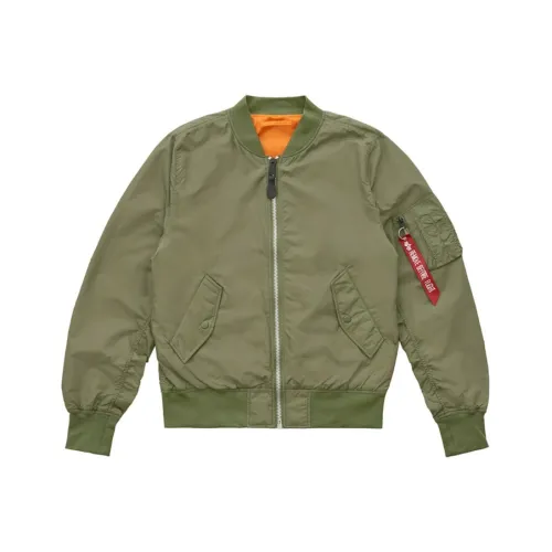 Совместный бренд с Alpha Industries Армейский зеленый Мужская куртка