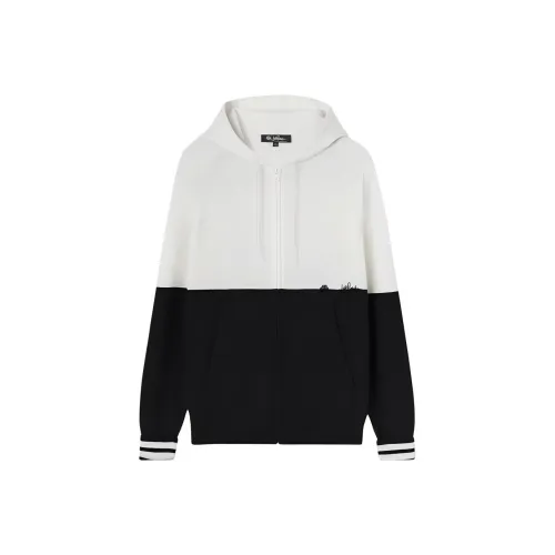 Loro Piana Черный/Белый Мужские кашемировые свитеры