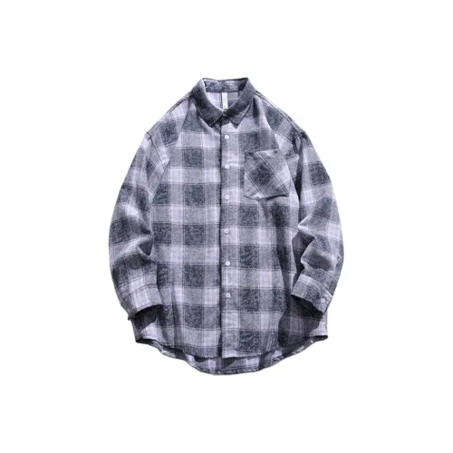 JEEP SPIRIT Рубашка Мужская Iris Фиолетовый