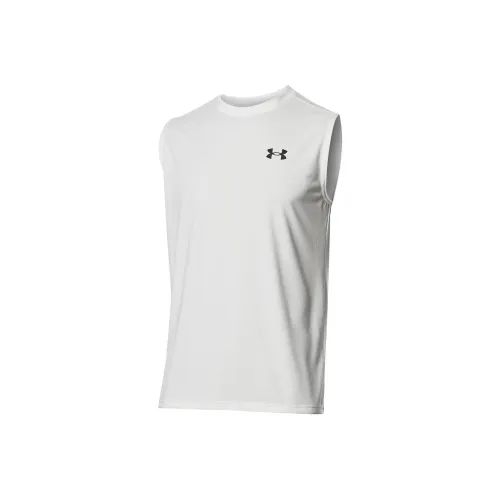 Under Armour Tech Топ без рукавов Мужской Белый