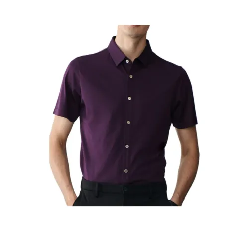 JODOLL Темно-фиолетовая мужская поло рубашка