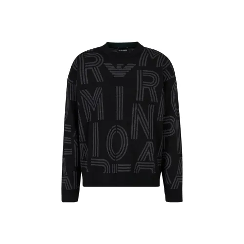 EMPORIO ARMANI Свитер Мужской Черный