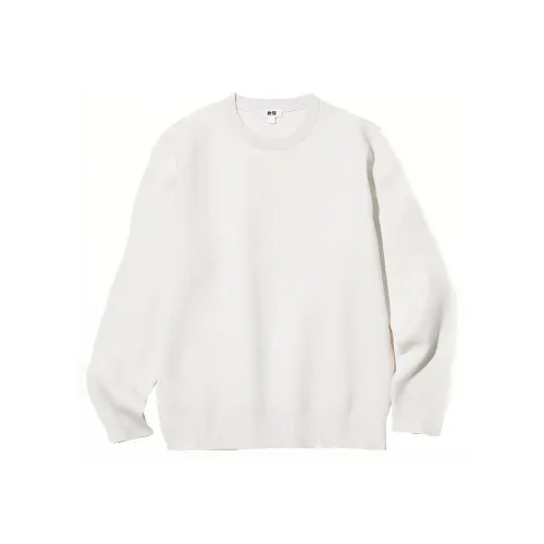 UNIQLO Сливочный Унисекс Трикотаж