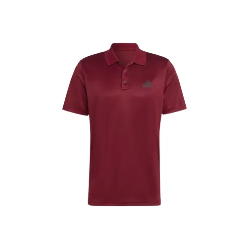 Adidas Дизайнерское TO MOVE 3 Stripes Поло Мужское Красное