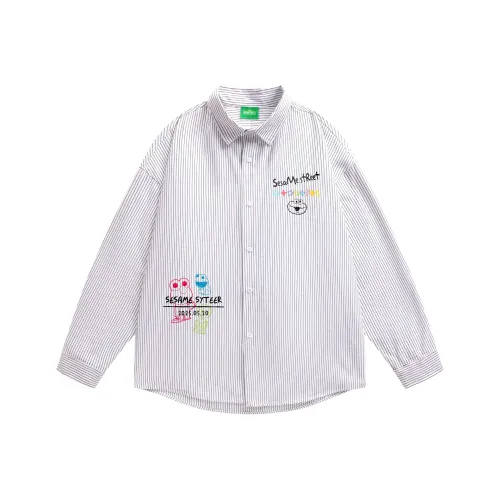 Улица Сезам Унисекс Рубашки