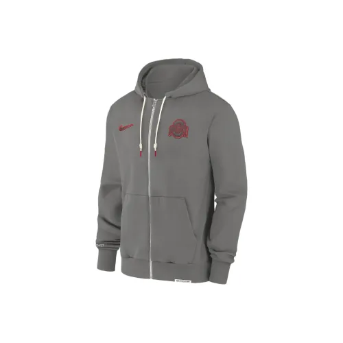 nike Dri Fit COLLEGE Ohio State Buckeyes Sideline Игрок Толстовка Мужской Серый