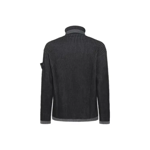STONE ISLAND Свитер Мужской Черный