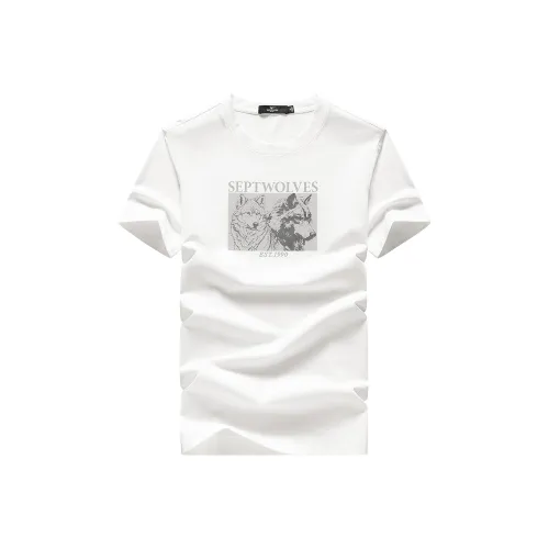 SEPTWOLVES T-Shirt Унисекс Raw White