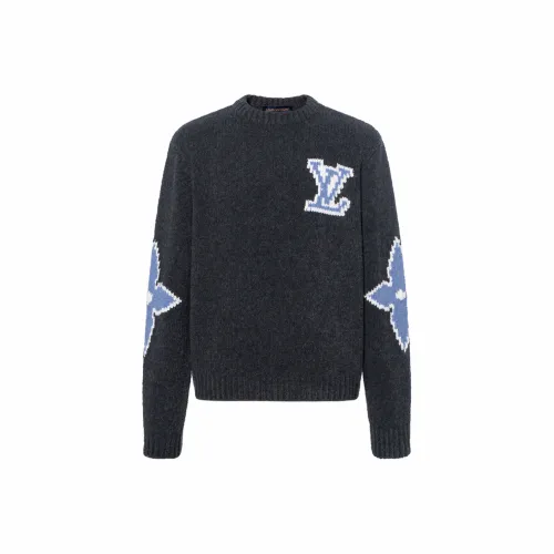 LOUIS VUITTON SKI Skiing Series FW24 Свитер Мужской Темно-Серый