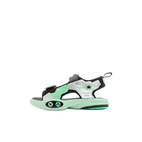 QIAODAN Slip-resistant Abrasion-resistant Low Top Детские Сандалии Черные для детей 3-7 лет