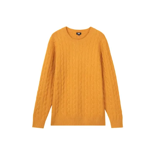 UNIQLO Трикотаж Мужской Лимонно-Желтый