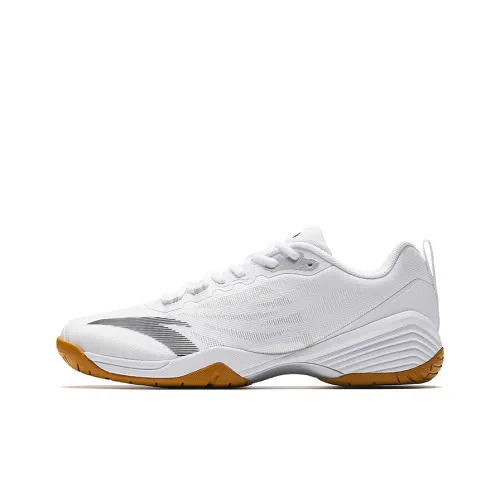 ANTA Aurora Амортизация Поддержка Устойчивость к истиранию Легкий Низ Резистентный Низкий Топ Кроссовки для тренировок Мужские Белый Черный