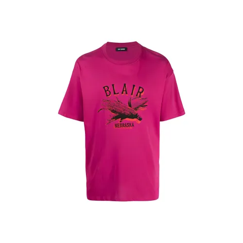 RAF SIMONS Розовые Мужские T-рубашки