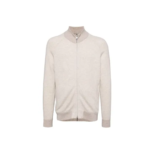 N.Peal SS24 Кашемир Свитер Мужской Песочно-бежевый