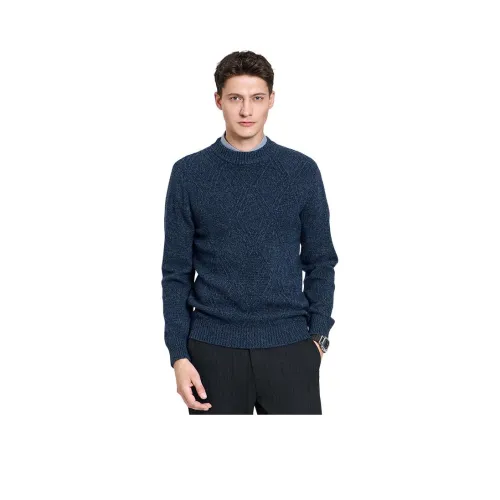 Dance with Wolves Свитер Мужской Темно-синий