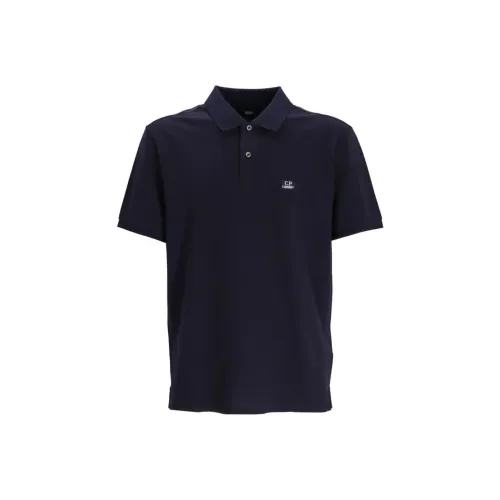 C.P.Company FW24 Поло Мужское Полуночный Синий
