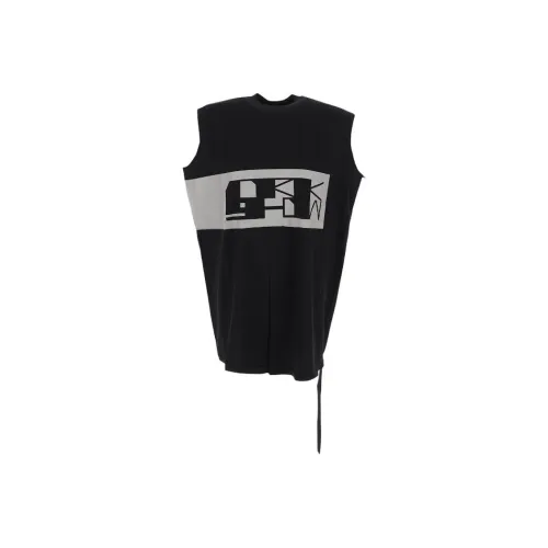 Rick Owens DRKSHDW Мужские черные майки