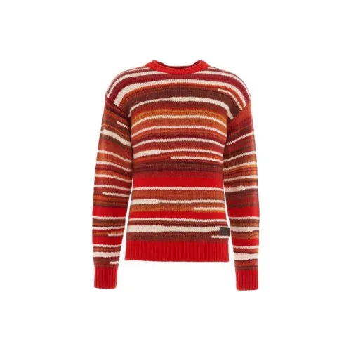 DSQUARED 2 Red Men's Sweaters DSQUARED 2 Красные Мужские Свитера